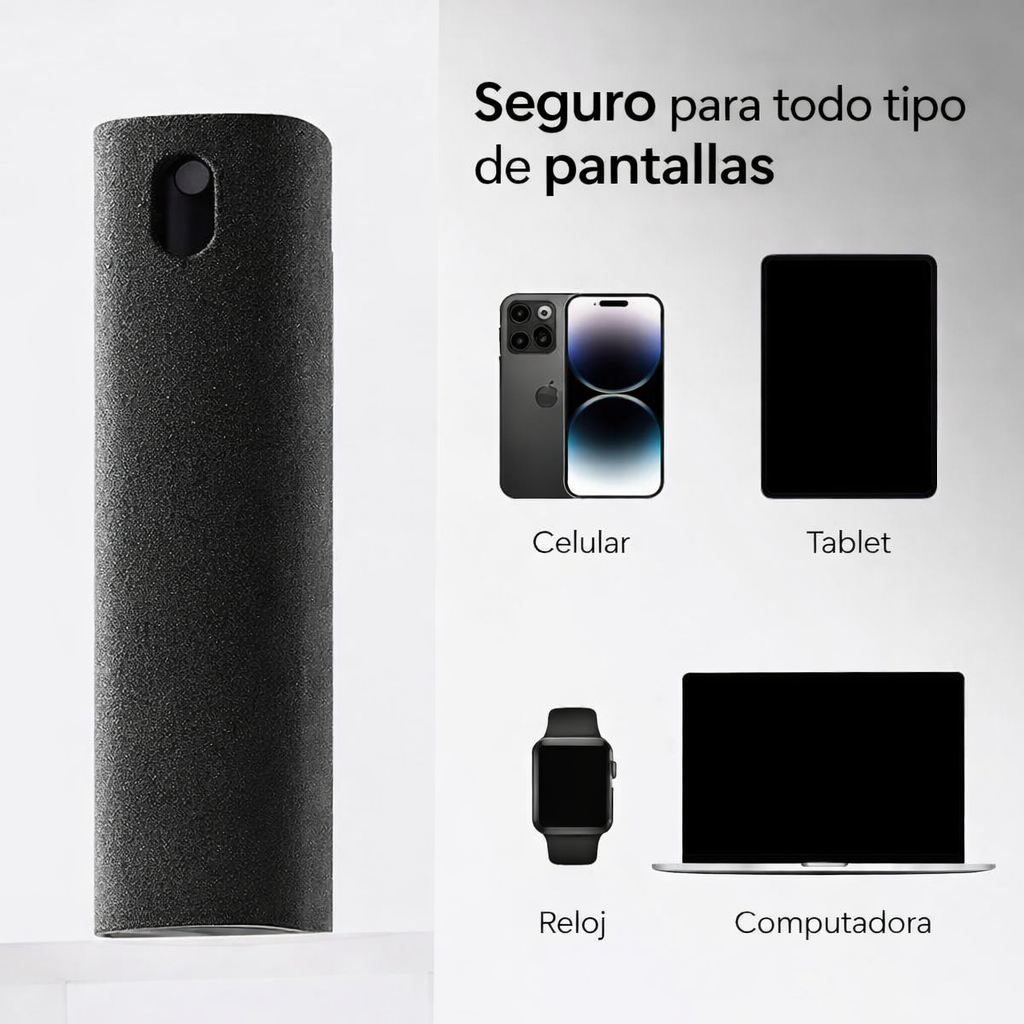 Pantallas impecables en 10 segundos