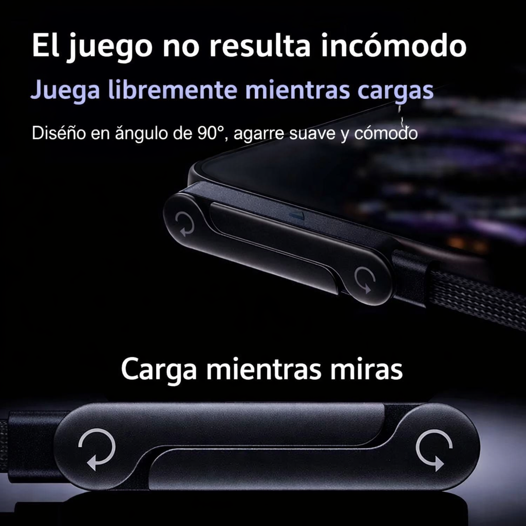 Cargador 240W plegable ultra rápido y resistente