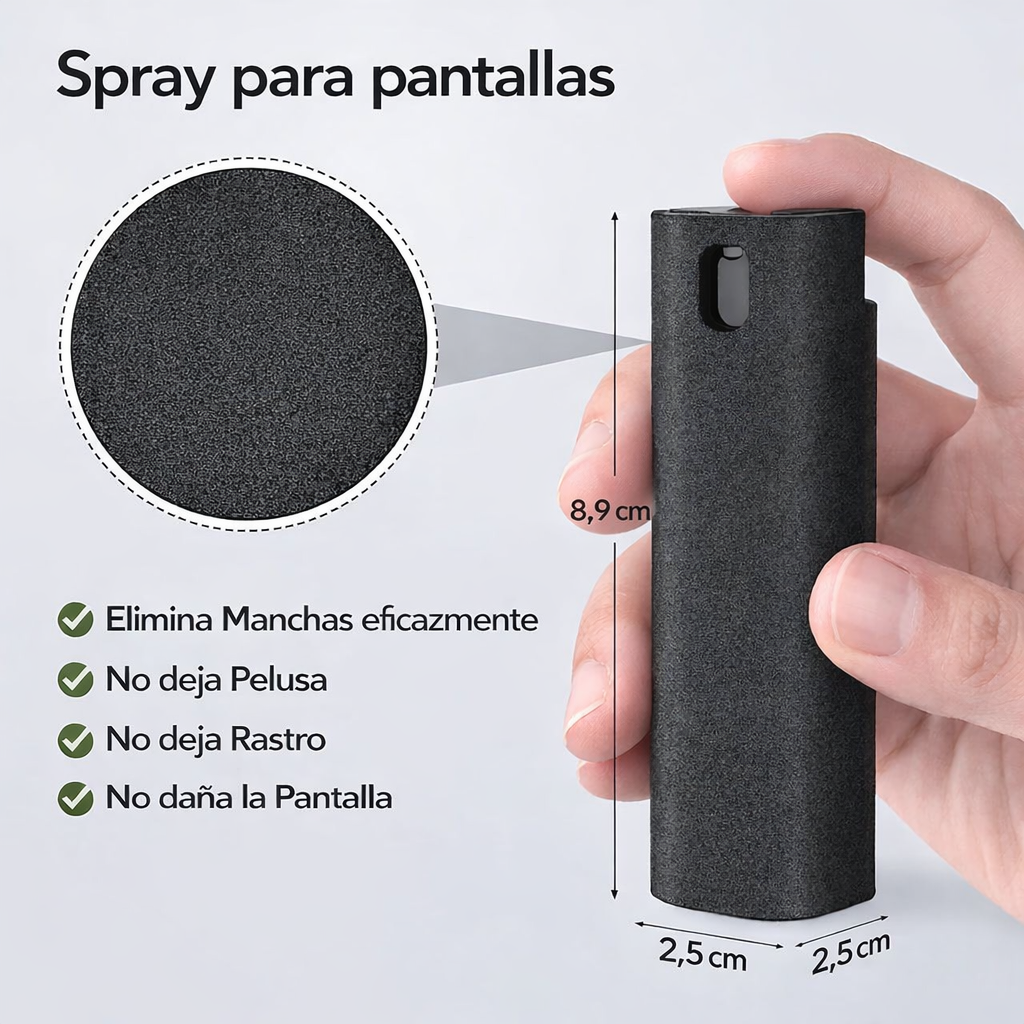 Pantallas impecables en 10 segundos